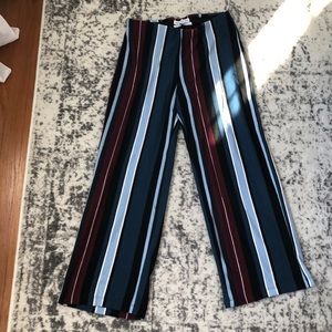 Urban outfitters stripped flare pants